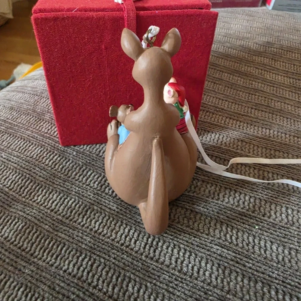 Vintage Disney's Kanga, Roo & Piglet Christmas Ornament Rare 1991